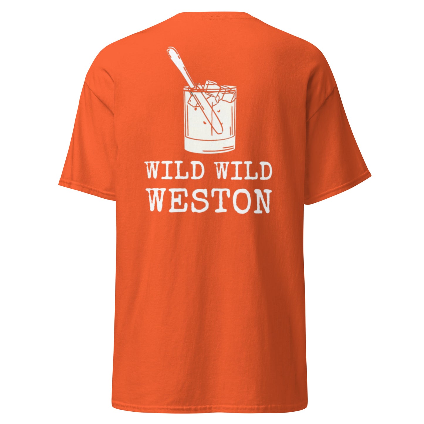 Front and back Wild Wild Weston T-shirt!